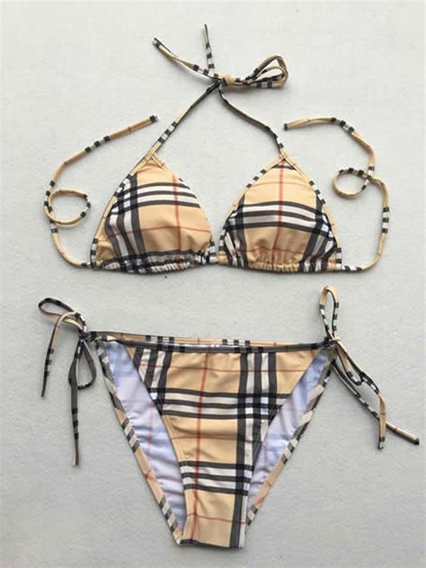 burberry replica swimsuit|Burberry women bikini.